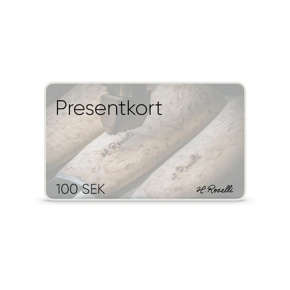 Roselli presentkort 100 kronor 